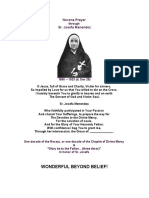 Novena Prayer To Sr. Josefa Menendez