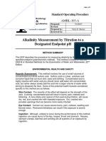 SOP AMBL 103A Alkalinity