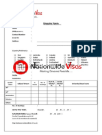 Student's Enquiry Form