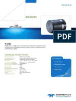 High Power Communications Transducer: Teledyne RESON PLD16830-1B