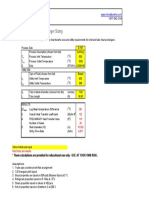 Preliminary Heat Exchanger Sizing: These Calculations Are Provided For Educational Use Only - USE AT YOUR OWN RISK