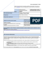 Using A Fume Hood: Riskware