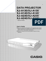 Data Projector XJ-A130/XJ-A135 XJ-A140/XJ-A145 XJ-A230/XJ-A235 XJ-A240/XJ-A245