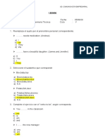 I Exam: Iestp "Guadalupe" Ud: Comunicación Empresarial