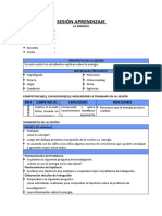 Sesión Aprendizaje La Energía