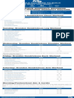 Brandonhendricksoninspiredworkoutroutine PDF