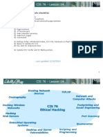 CIS 76 - Lesson 14: Rich's Lesson Module Checklist