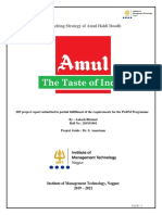 Aakash Bhutani SIP Report On AMUL Haldi Doodh PDF