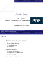 Compilers Design: M. T. Bennani Assistant Professor, FST - El Manar University, LISI-INSAT