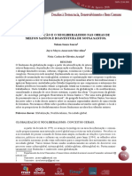 A Globalizacao e o Neoliberalismo Nas Obras de Milton Santos e Boaventura de Sousa Santos