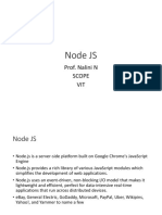 Node JS: Prof. Nalini N Scope VIT