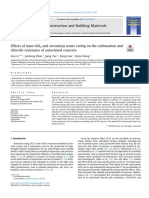 Guo Li Et Al. - Effects of Nano SiO2 and Secondary Water Curing On The Carbonation and Chloride Resistance of Autoclaved Concrete