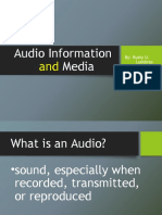 Audio Information Media: By: Rusty U. Lumbres