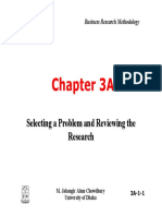 Chapter 3A: Selecting A Problem and Reviewing The Research