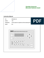 Instruction Manual: Westfalia Separator Mineraloil Systems GMBH