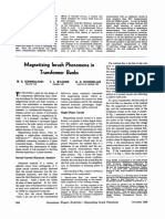 Magnetizing Inrush Phenomena in Transformer Banks