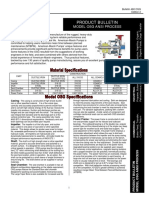 Product Bulletin: Model Osg Ansi Process