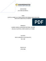 Cartilla de Condisiones de Seguridad para Ejecutar Tareas de Alto Riesgo - Actividad 7 Factores de Riesgo