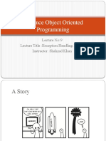 Object Oriented Programming-Lecture No 9