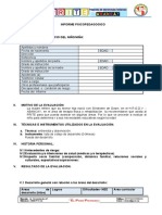 Informe Psicopedagogico