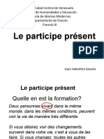 Le Participe Présent