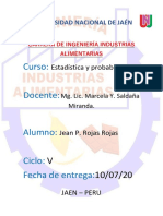 Jean Paul Rojas Rojas Sem 6 Estadistica PDF