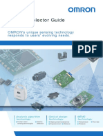 Sensors Selector Guide: OMRON's Unique Sensing Technology Responds To Users' Evolving Needs