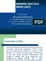 Austempered Ductile Iron (Adi)