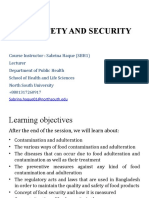 Lecture 8 (Food Safety and Security)