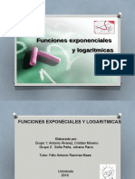 Trabajo Funciones Logaritmicas y Esponenciales