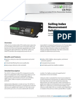 Soiling Index Measurement Solution: Cr-Pvs1