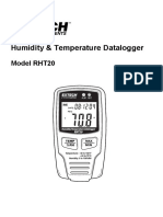 Humidity & Temperature Datalogger: Model RHT20