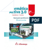 Dosificacion Informatica Activa 3 Segundogrado