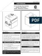 User Manual: Hot Water Heating Boilers Domestic Water Heaters 150,000 - 300,000 Btu/hr MODELS