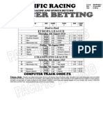 Europa League: Computer Track Code FX