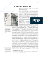 Tres Articulos de Max Bill PDF