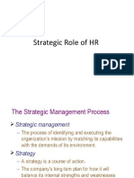 STRATEGIC ROLE of HR