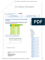 Respuestas de Fundamentos de Marketing Digital de Google - Certification Exam Answers