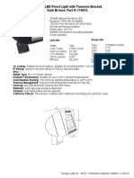 78 Watt LED Flood Light With Trunnion Bracket. Dark Bronze. Part #: 710032