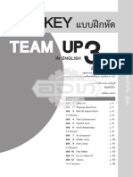 เฉลย แบบฝึกหัด Team Up ม.3 PDF