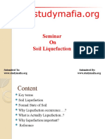 Civil SOIL LIQUEFACTION