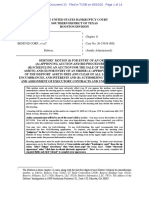 Benevis Bankruptcy Doc 33 - Motion For Order of Sale PDF