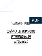 Logistica Del Transporte Internacional de Mercancias