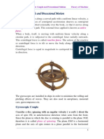 Gyroscopic Couple and Precessional Motion: Active Force