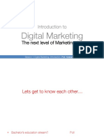 Digital Marketing-Prof Krishanu-Session 1