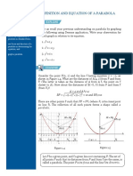 Lesson 3: Definition and Equation of A Parabola