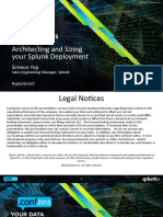 Architecang and Sizing Your Splunk Deployment: Simeon Yep