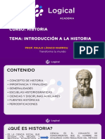 Historia Uni Sem01 Introducción-Ominizacion-Prehistoria