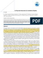 OTC-27623-MS The State of Knowledge of Pipe-Soil Interaction For On-Bottom Pipeline Design