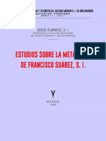 Jesús Iturrioz - Estudios Sobre La Metafísica de Francisco Suárez, S. I.